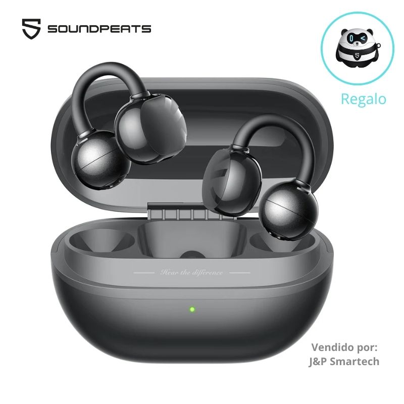 SOUNDPEATS - Audifonos SOUNDPEATS POP Clip with Physical Buttons v. 2025 - Black