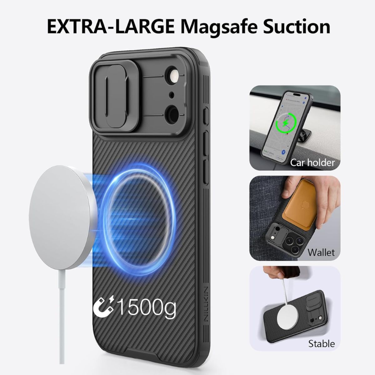 NILLKIN - CASE PARA IPHONE 17 PRO MAX NILLKIN CAMSHIELD MAG