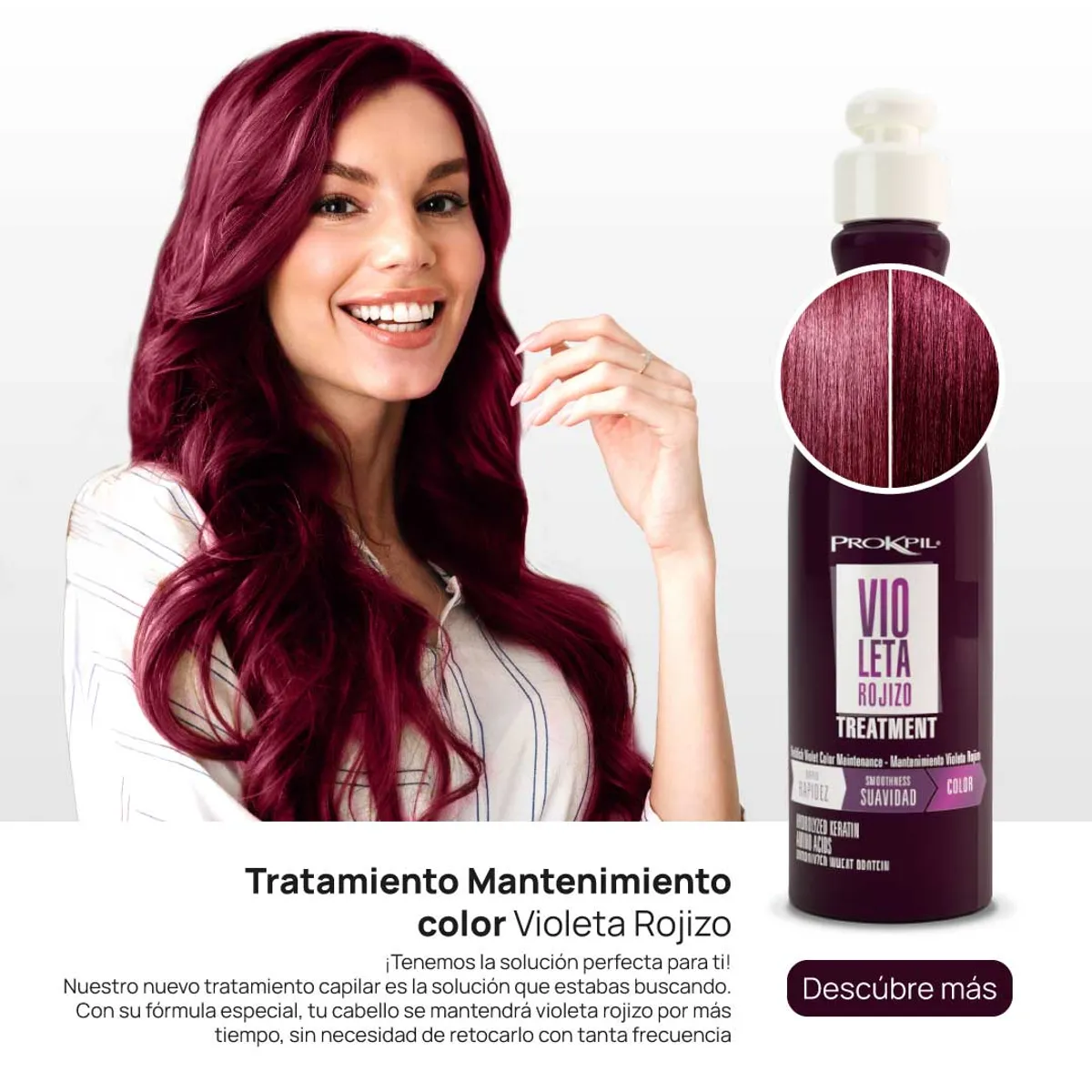 PROKPIL - Tratamiento Prokpil Violeta Rojizo 3D 300 ml
