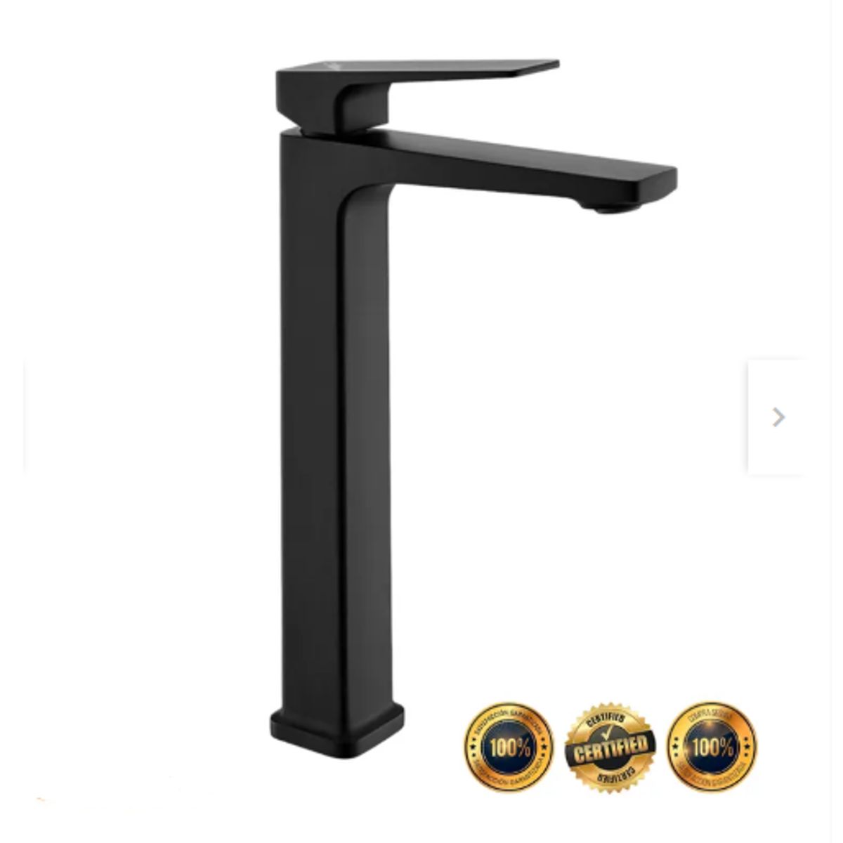 GENERICO - GRIFERIA PESADA PARA OVALIN NEGRO MATE