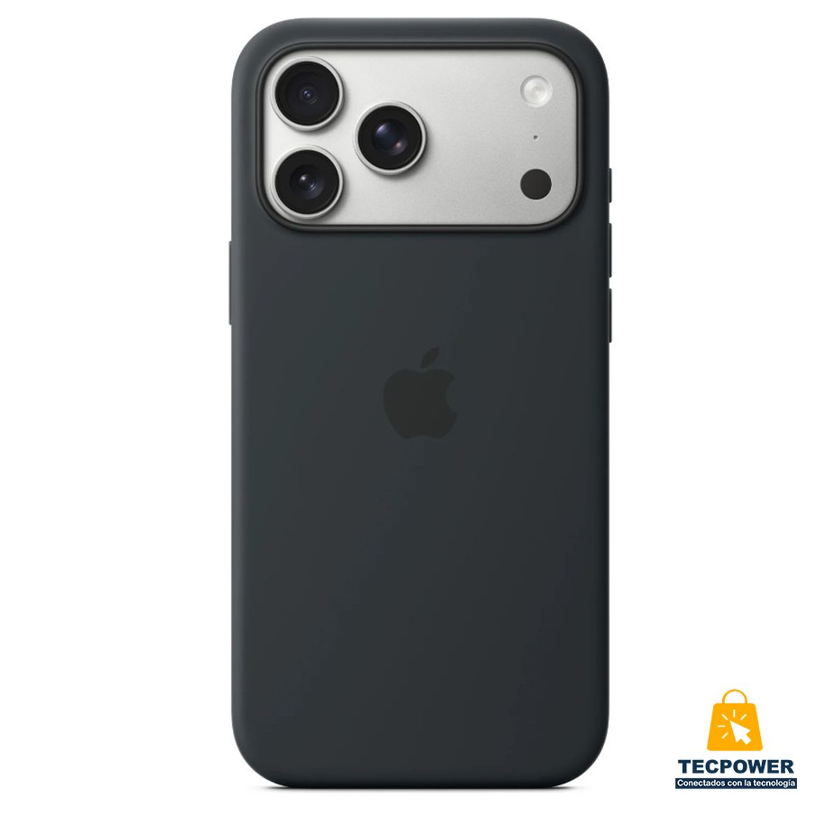 GENERICO - Silicone Case Negro 17 Pro Max