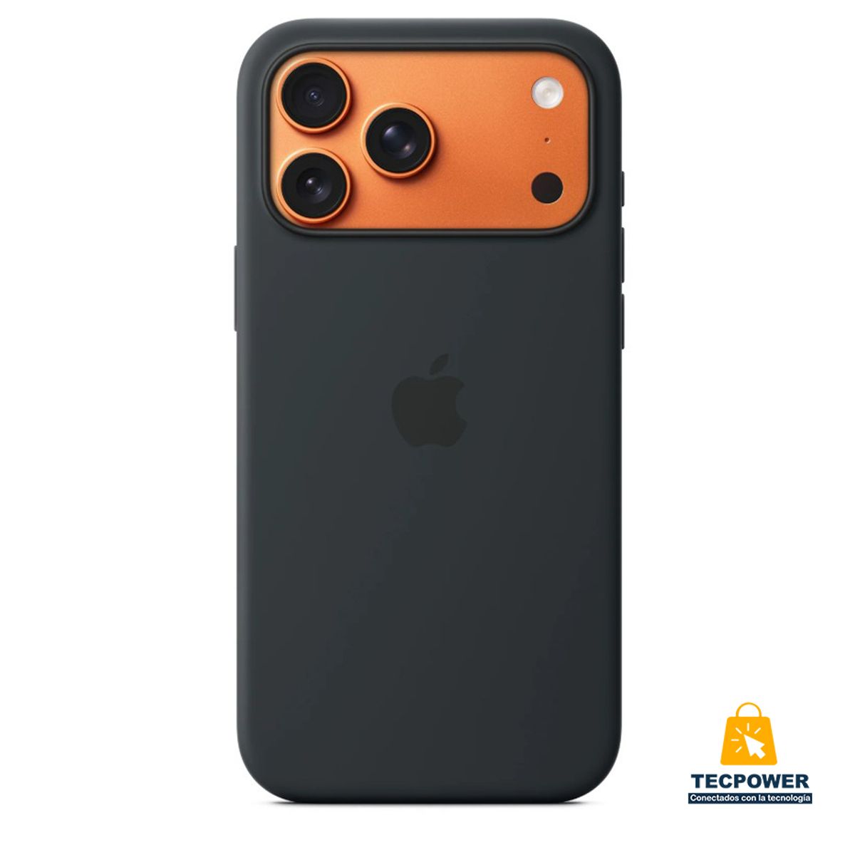 GENERICO - Silicone Case Negro 17 Pro Max