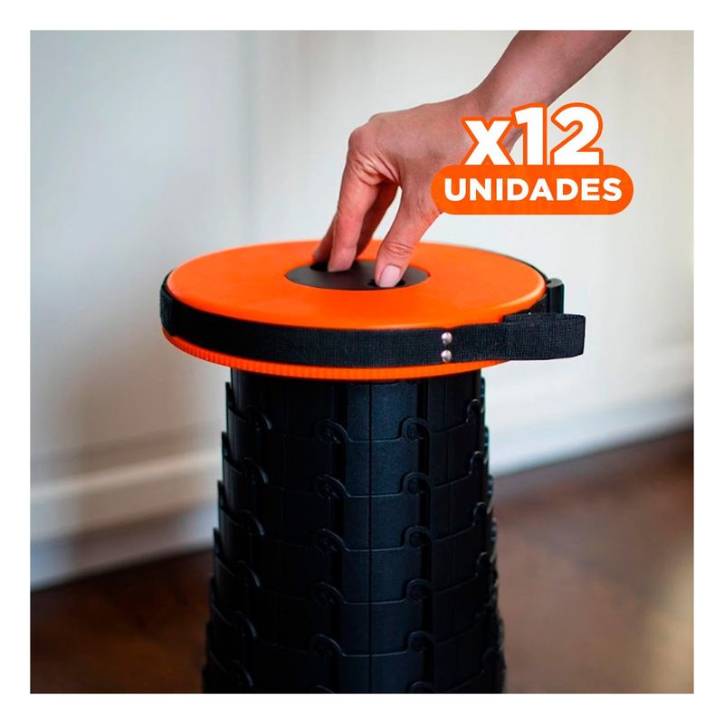 GENERICO - Pack12 Asiento Funcional en Anaranjado Y+Regalo Stickers