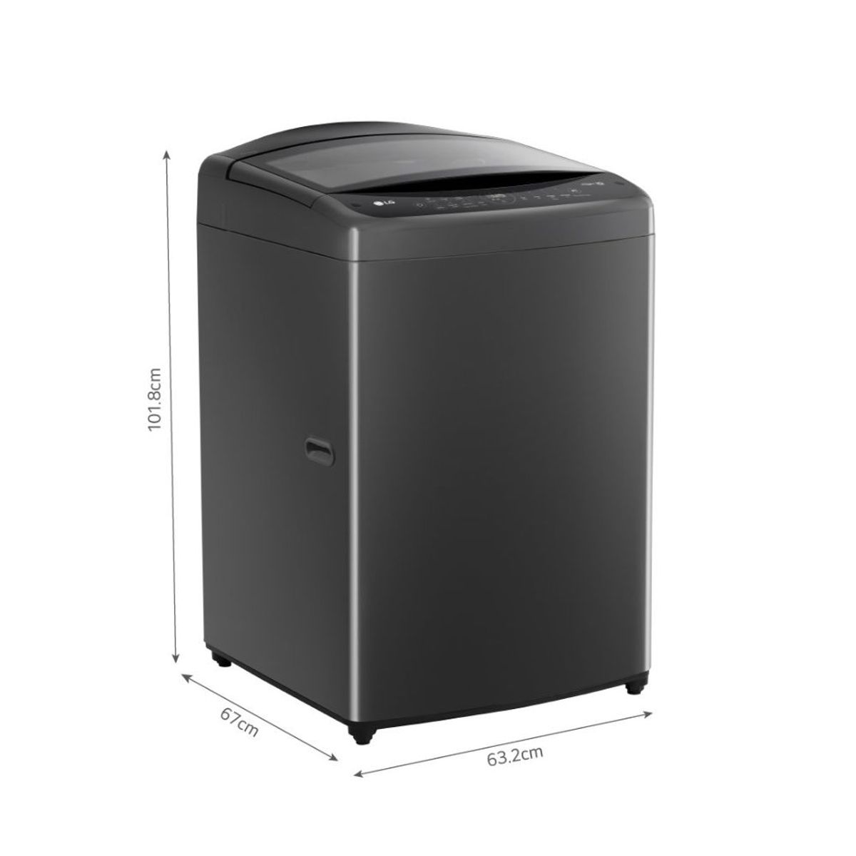 LG - Lavadora LG WT17BV6 17kg Ai DD Inteligencia Artificial Carga Superior Negro Claro