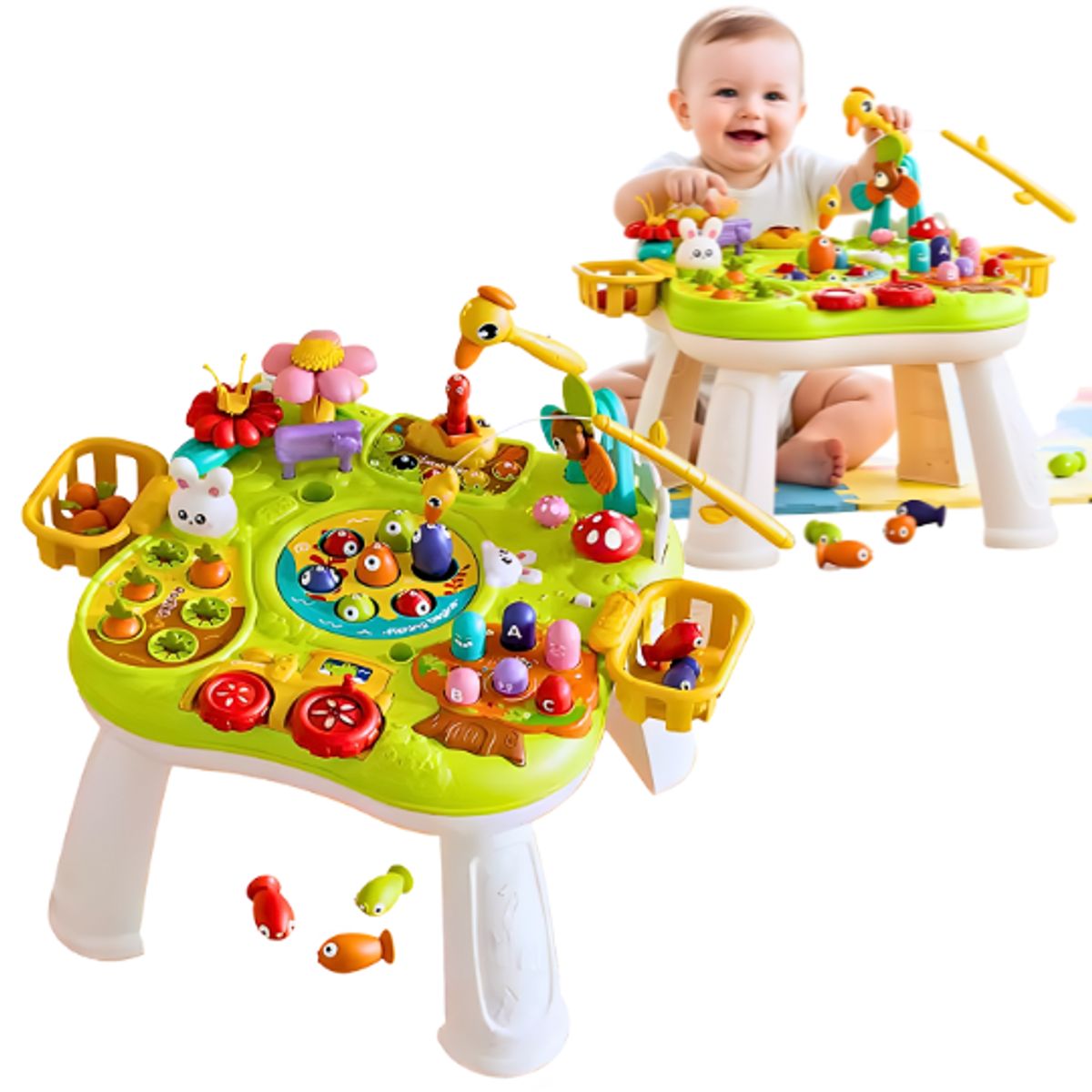 GENERICO - Mesa de Actividades Montessori para Niños