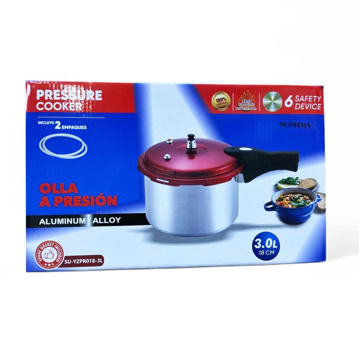 GENERICO - Olla de Presión Suprema SU-YZPR018-3L