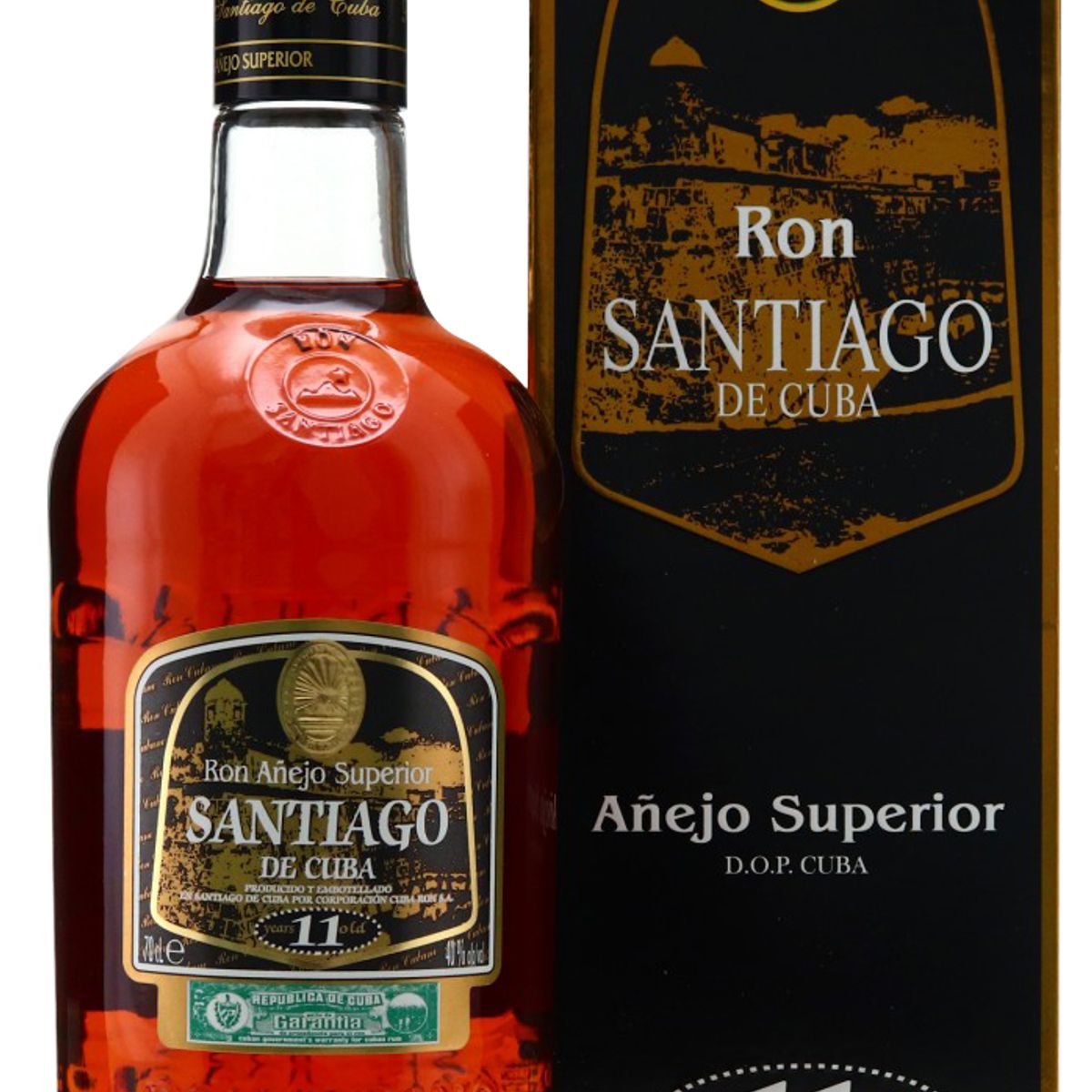 GENERICO - RON SANTIAGO DE CUBA 11 AÑOS AÑEJO SUPERIOR
