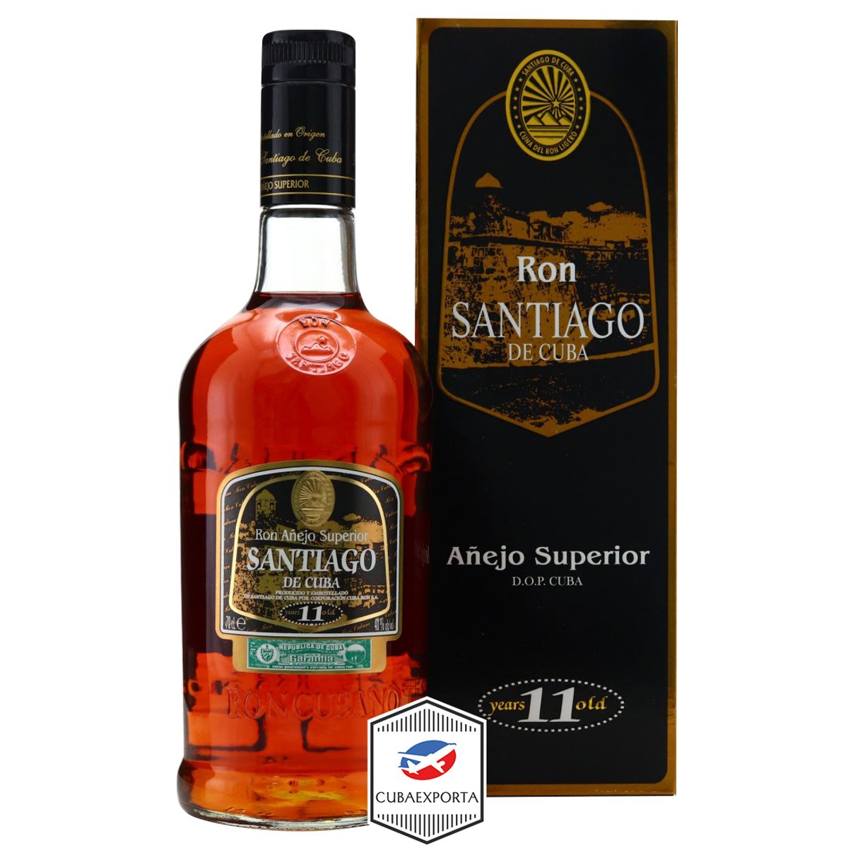 GENERICO - RON SANTIAGO DE CUBA 11 AÑOS AÑEJO SUPERIOR