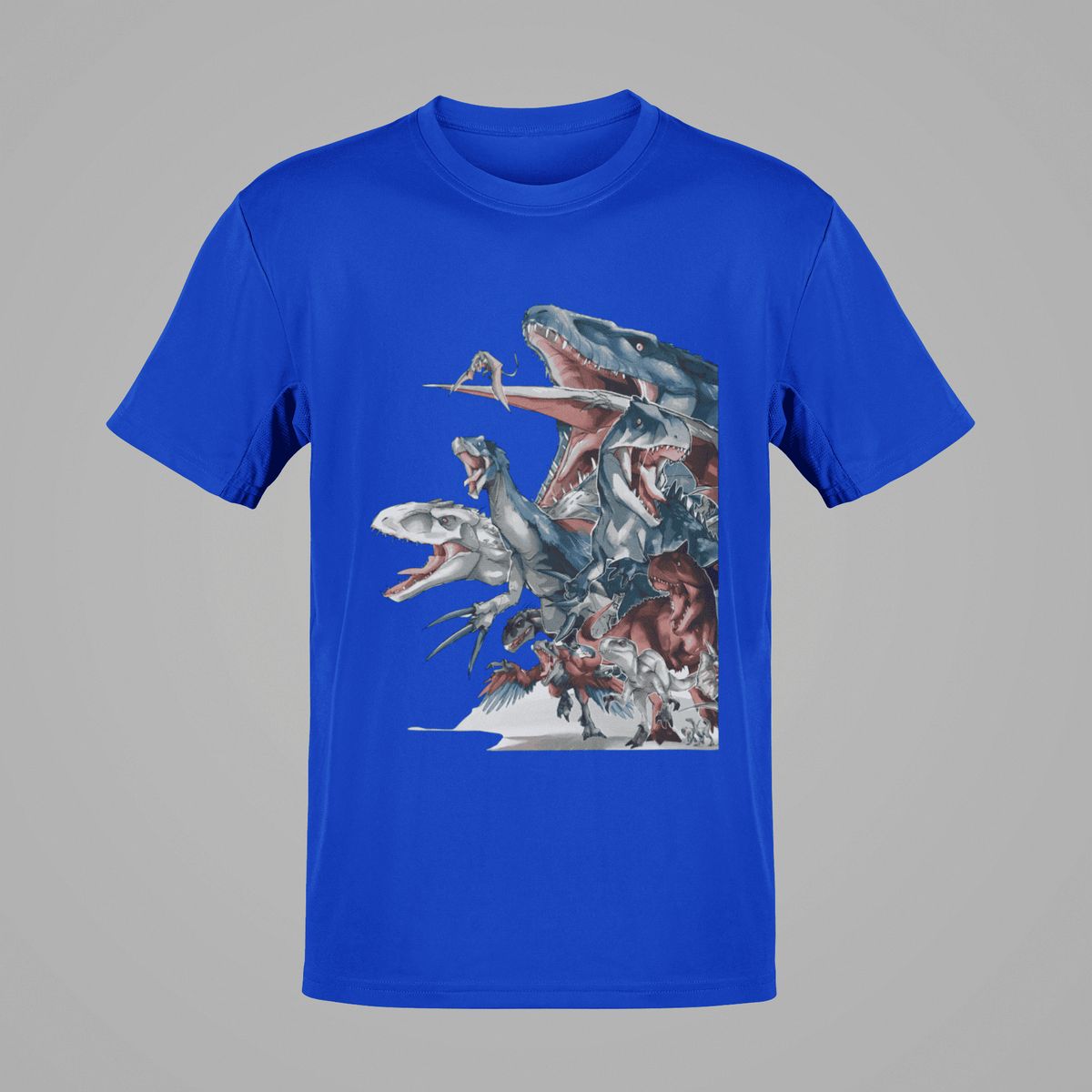 GENERICO - Polo Dinosaurio Jurassic World Camiseta para Niños Algodon Azulino