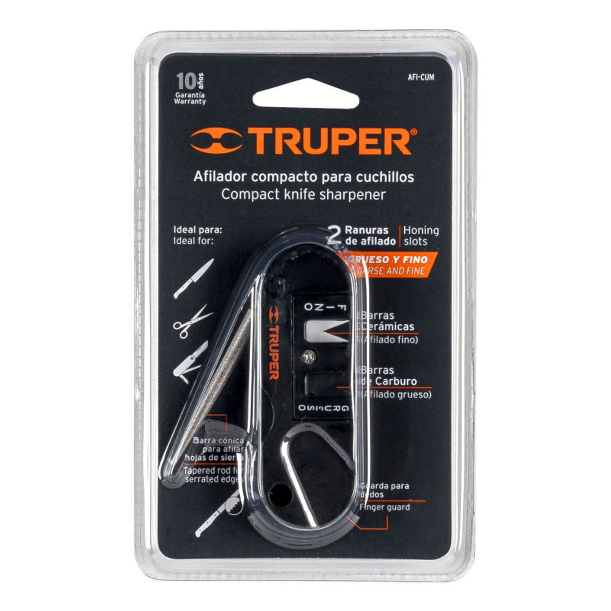 TRUPER - Afilador de cuchillos de bolsillo Truper - 14016