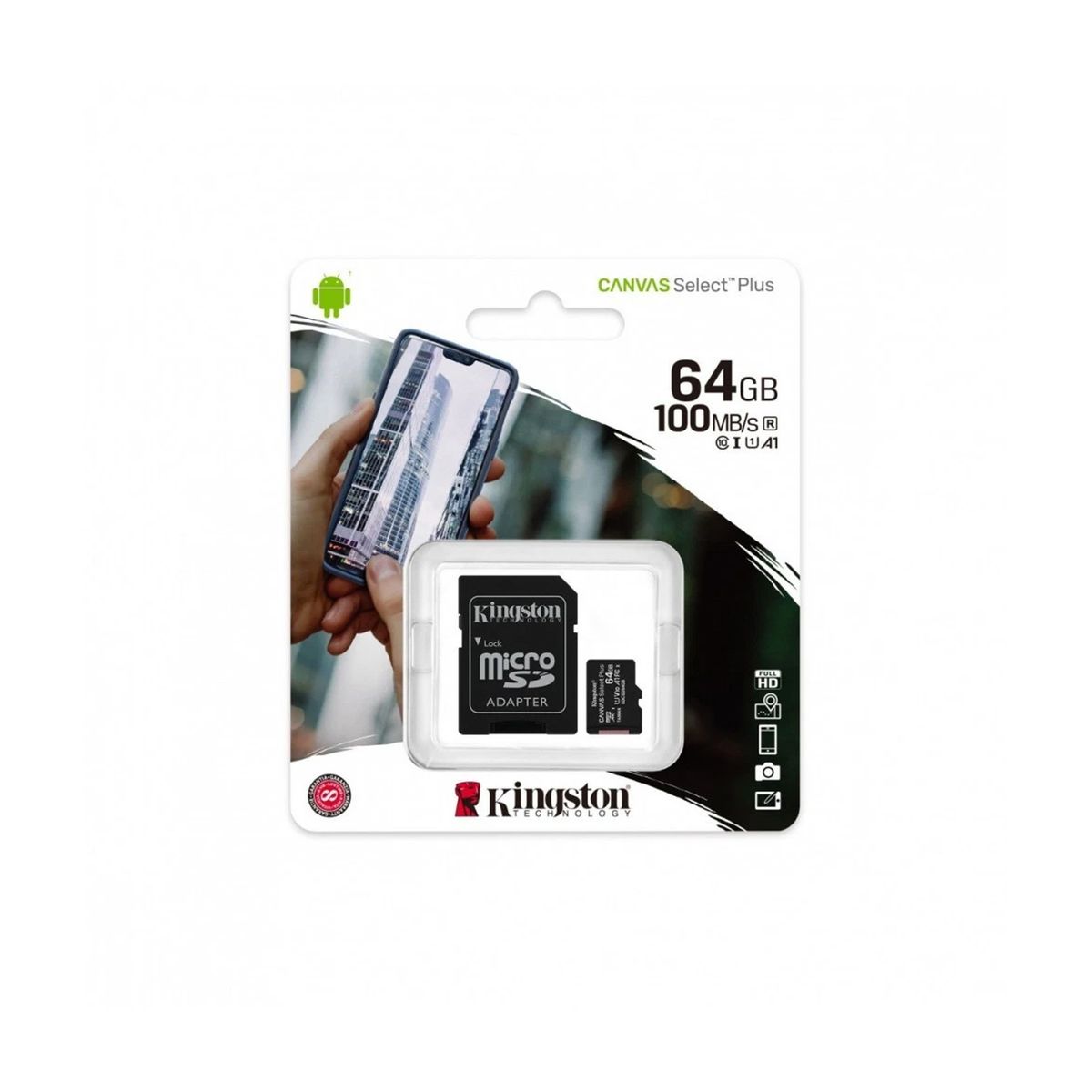 KINGSTON - Memoria Kingston MicroSD 64GB