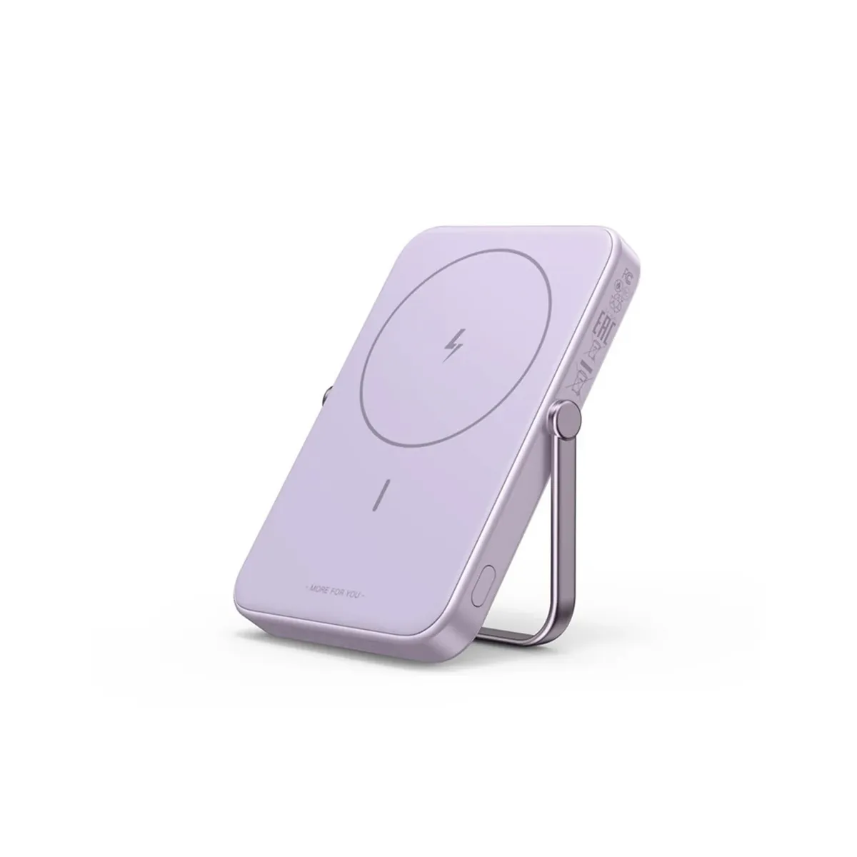 UGREEN - Power Bank Ugreen Inalambrico Magnetico Robot 5000mAh 20W Morado 35606