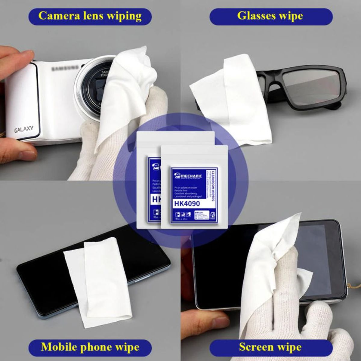 GENERICO - Paño antiestatico Mechanic  4 100 pcs para instrumentos de precisión HK4090
