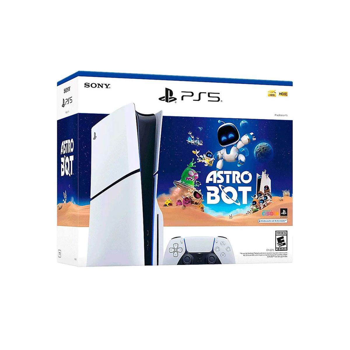 SONY - Consola PS5 Slim Con Lectora Bundle Astrobot 1TB + Gran turismo 7