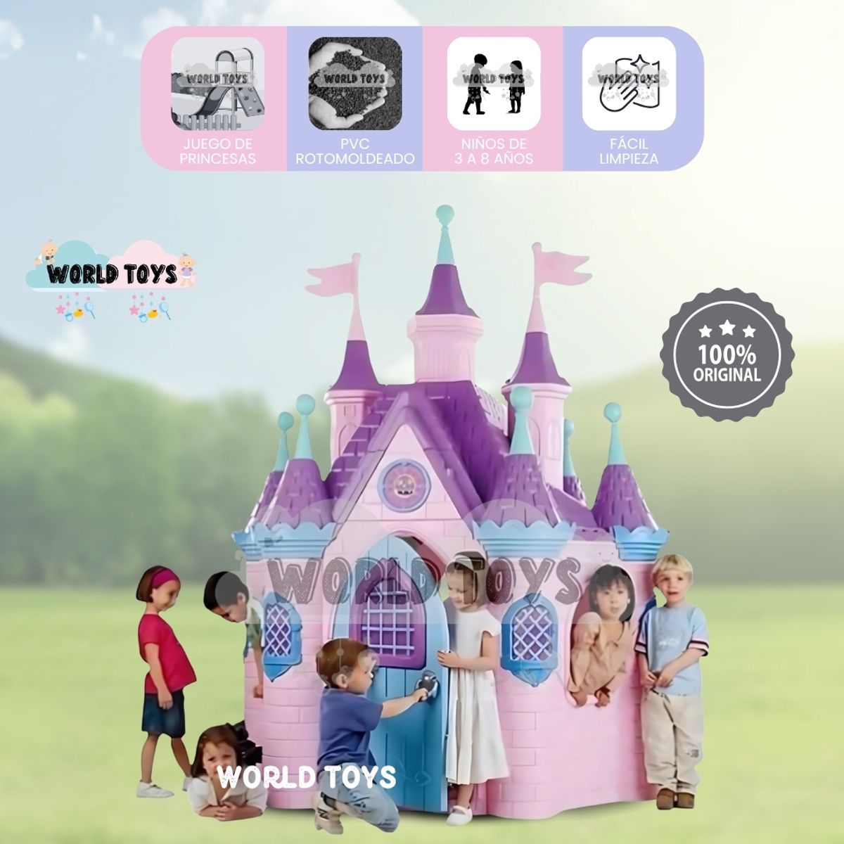 BABY - Castillo Palacio «PRINCESS CASTLE» Edición Limitada Pink