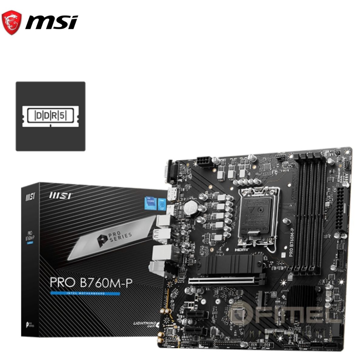 MSI - Motherboard INTEL MSI PRO B760M-P DDR5