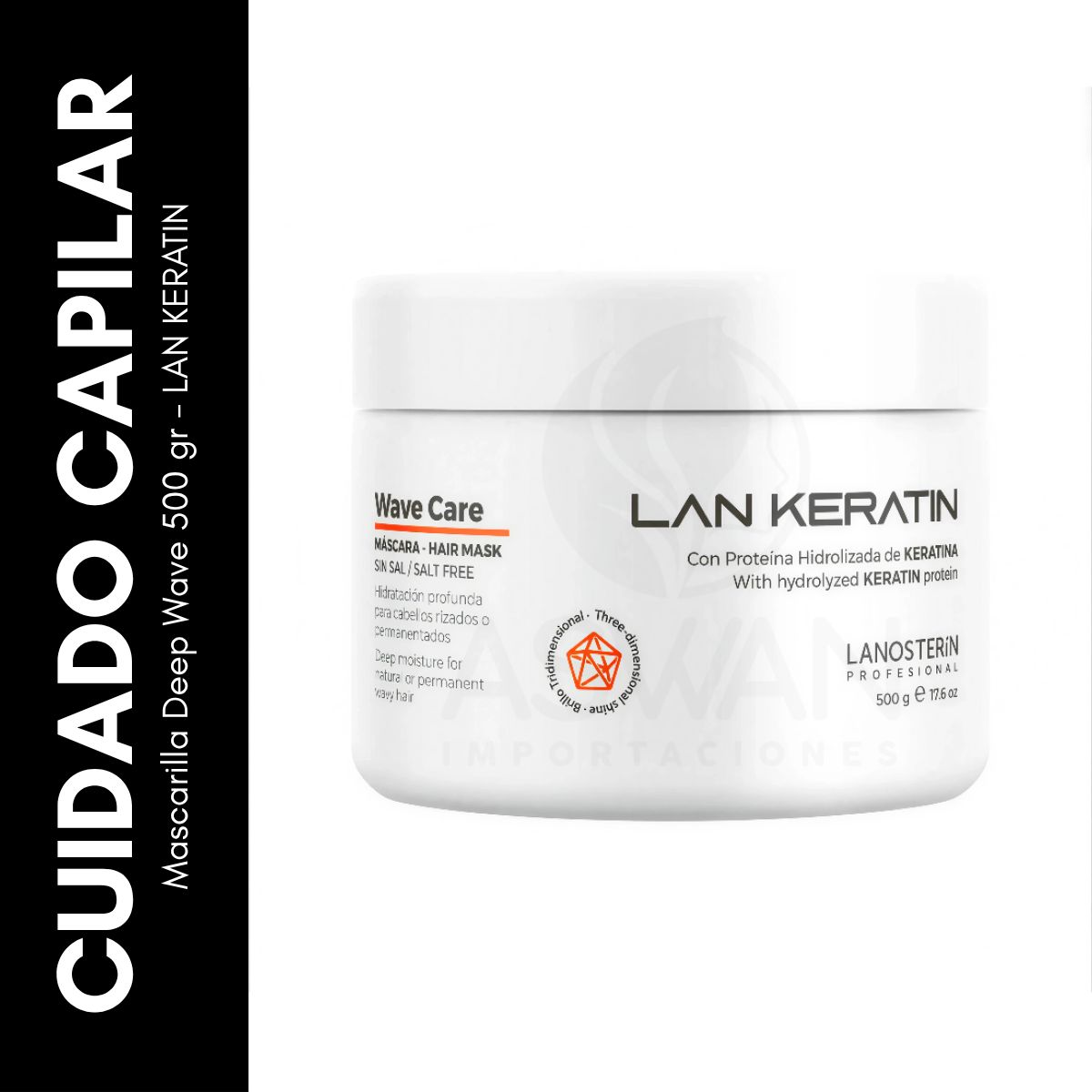 GENERICO - Mascarilla Deep Wave 500 gr - LAN KERATIN