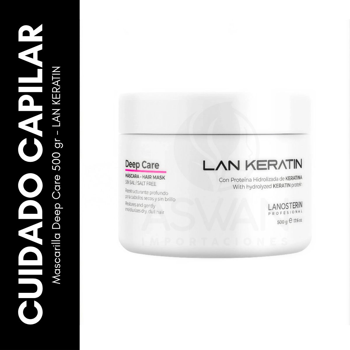GENERICO - Mascarilla Deep Care 500 gr - LAN KERATIN