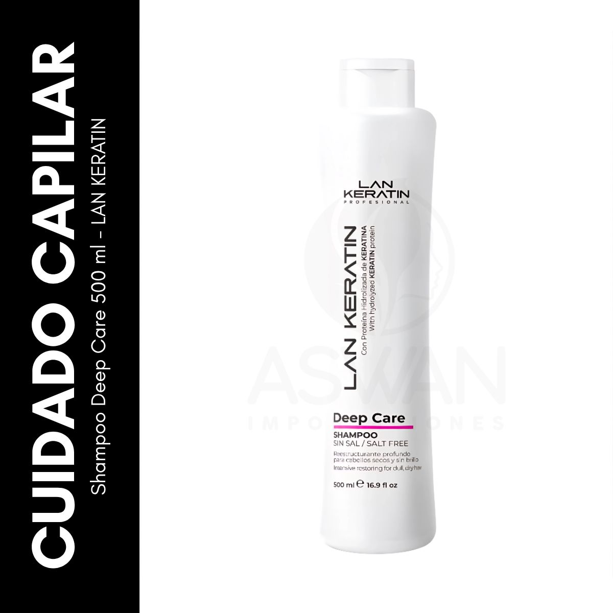 GENERICO - Shampoo Deep Care 500 ml - LAN KERATIN