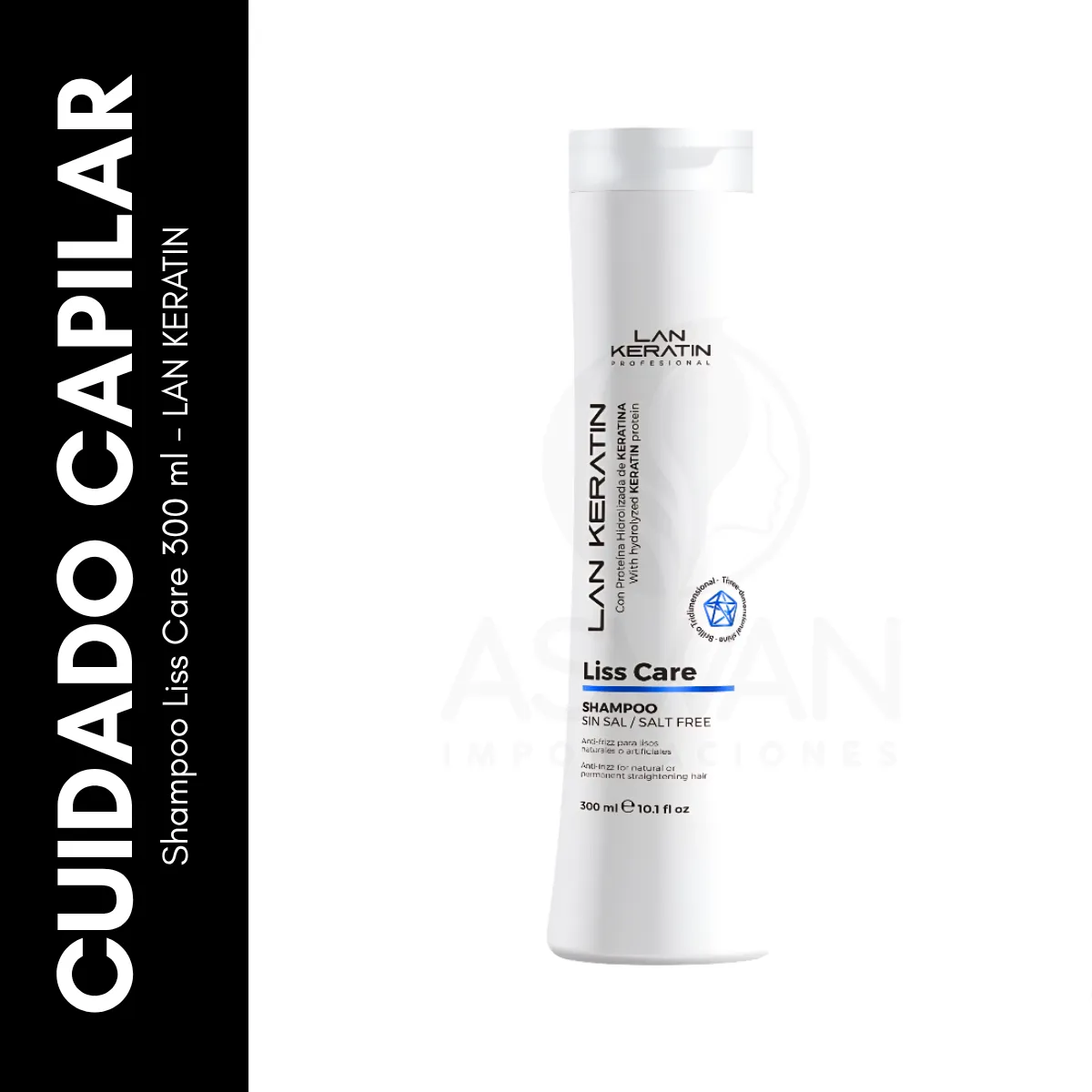 GENERICO - Shampoo Liss Care 300 ml - LAN KERATIN