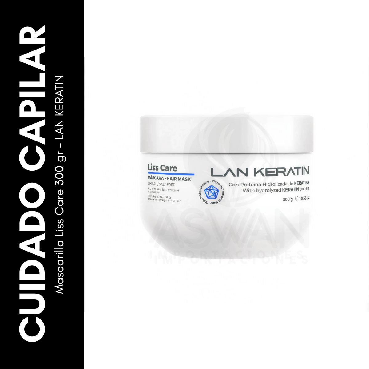 GENERICO - Mascarilla Liss Care 300 gr - LAN KERATIN