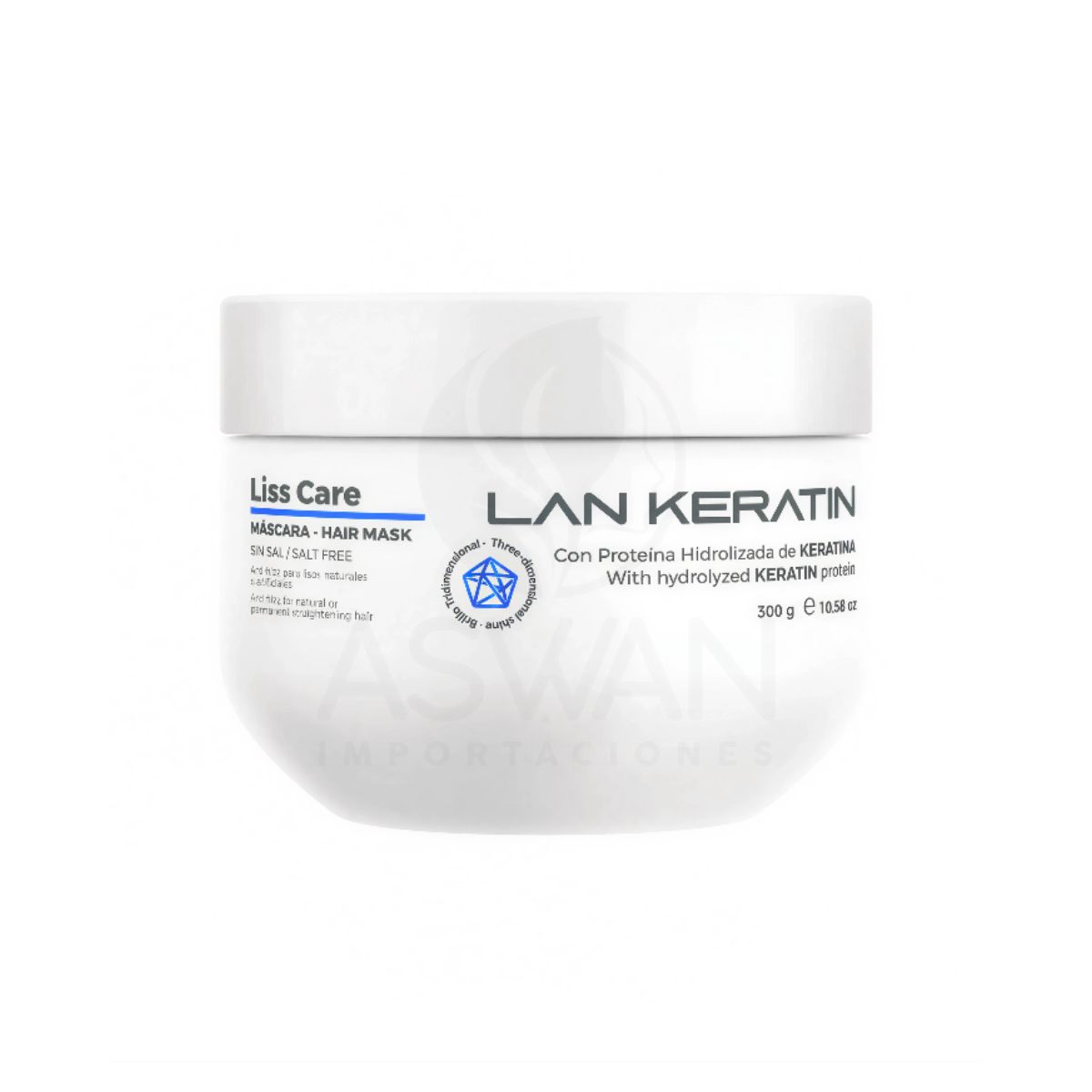 GENERICO - Mascarilla Liss Care 300 gr - LAN KERATIN