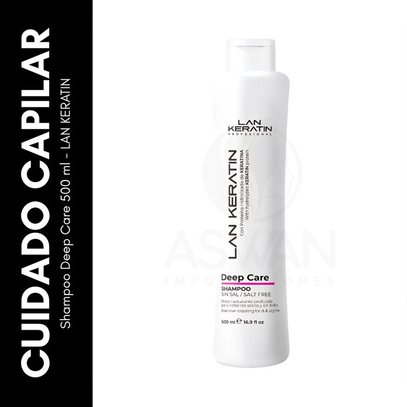 GENERICO - Shampoo Deep Care 500 ml - LAN KERATIN