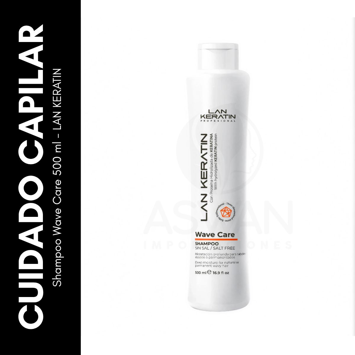 GENERICO - Shampoo Wave Care 500 ml - LAN KERATIN