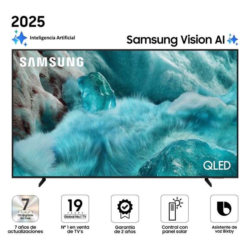 SAMSUNG - Televisor Samsung 50 QLED Vision Ai Smart Tv 4K QN50Q7FAAGXPE 2025