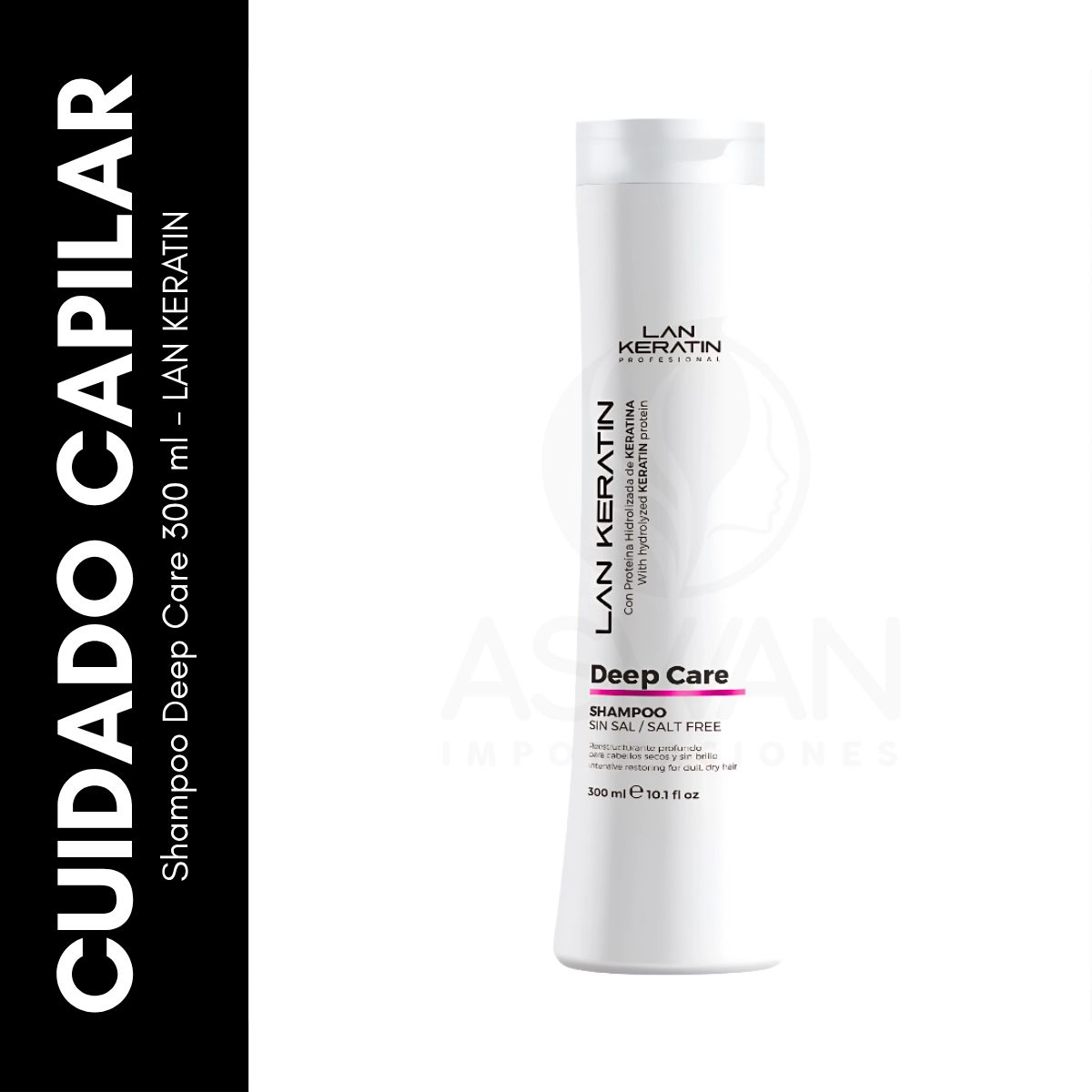 GENERICO - Shampoo Deep Care 300 ml - LAN KERATIN