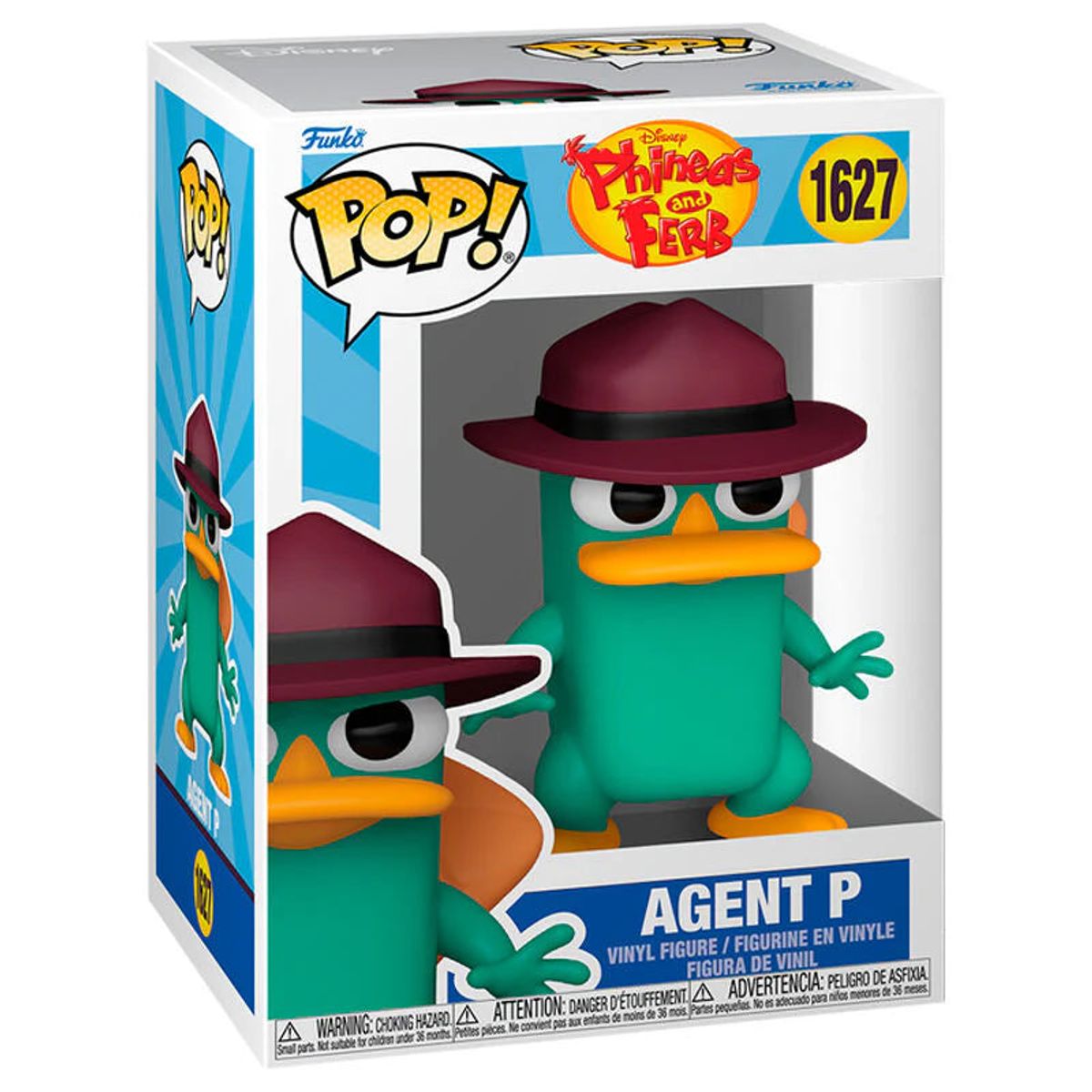 FUNKO - Funko Pop Disney Phineas and Ferb - Agent P 1627