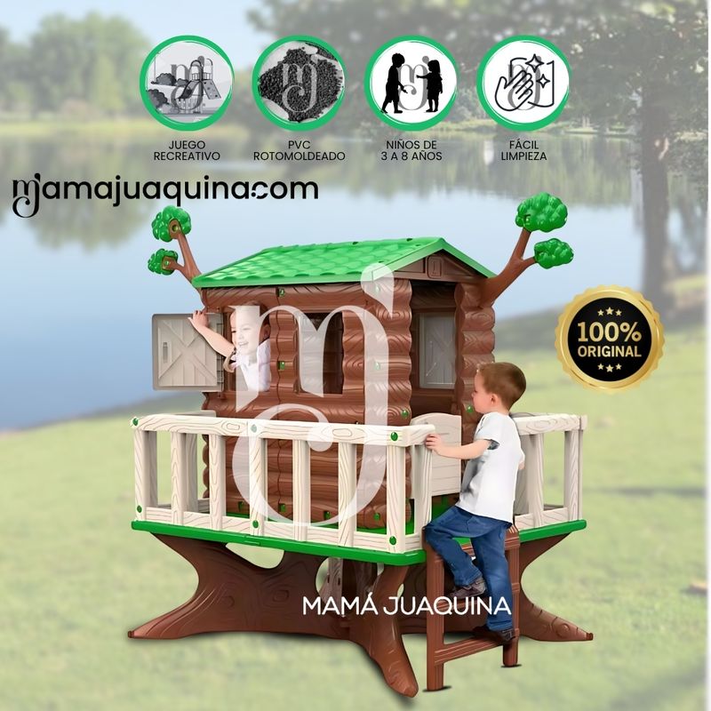 BABY - Casita del Árbol «TREE-HOUSE» Bosque Green