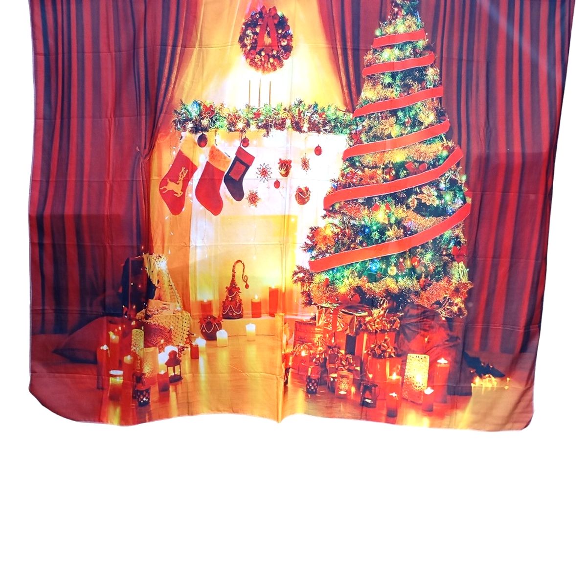 GENERICO - Telon navideño fondo para pared 200cmm x 180cm