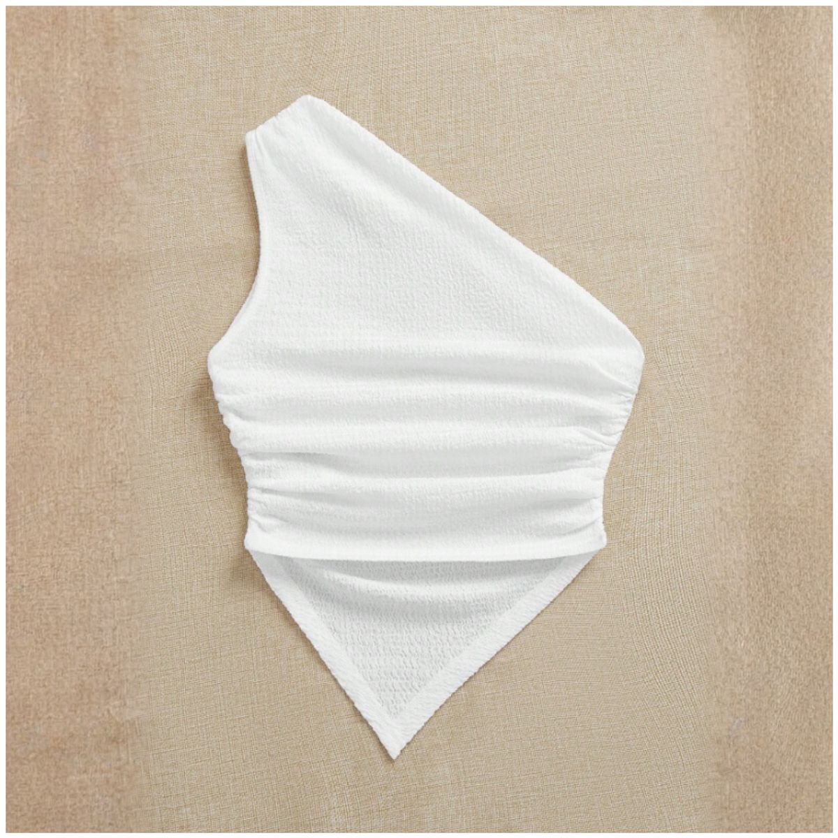 ROSUE - Blusa Top Asimetrico de Mujer