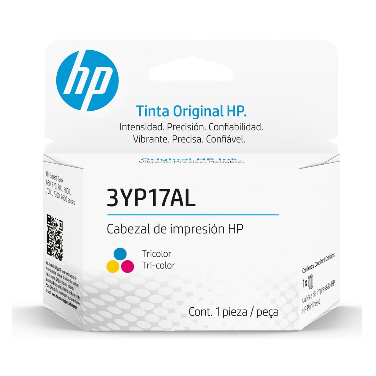 HP - Cabezal 3YP17AL Tricolor Smart Tank