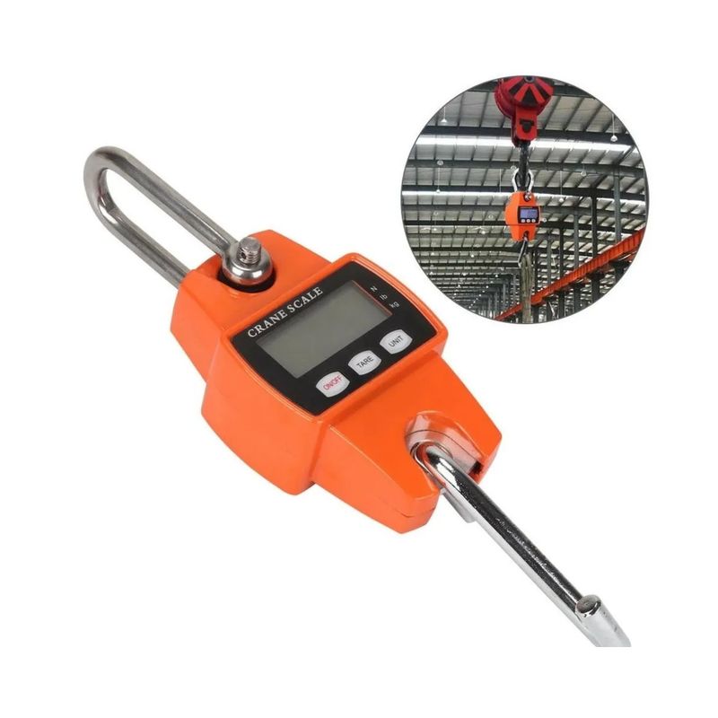 GENERICO - Báscula Digital Colgante de Grúa 300 kg - Alta Precisión