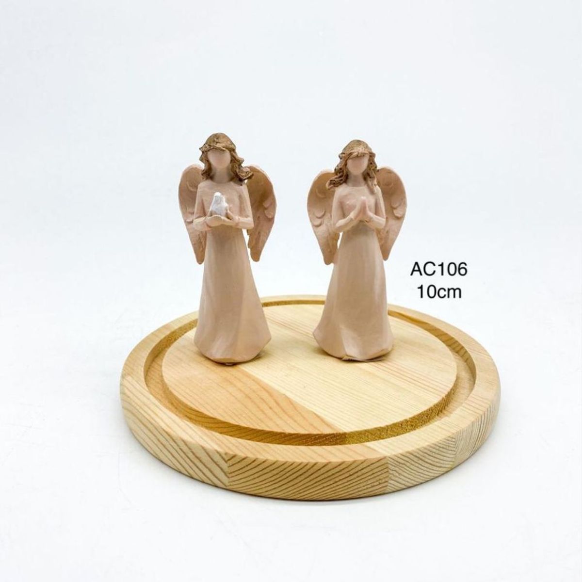 FLORIPA - Ángel Decorativo De 10Cm Rezando Set De 2 AC106 FLORIPASTORE