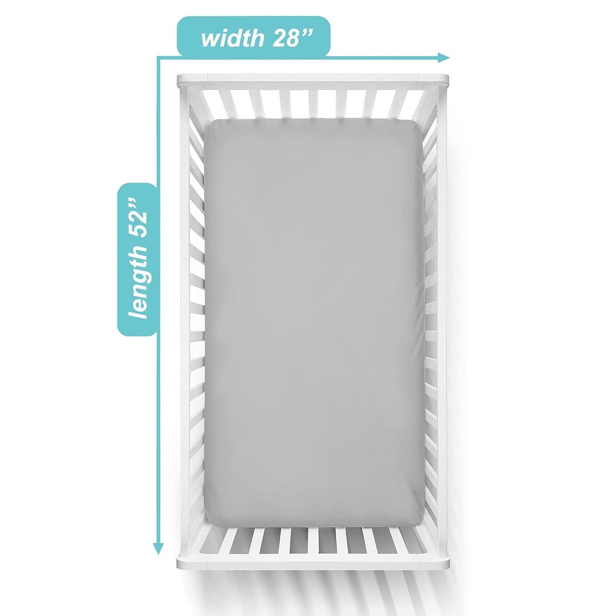 GENERICO - Sábanas bajeras de cuna 130 x 70 En algodón