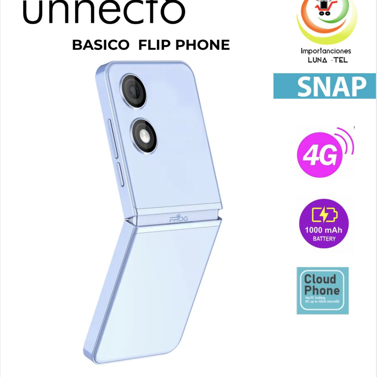 UNNECTO - CELULAR BASICO UNNECTO SNAP USN01 CLOUD 4G
