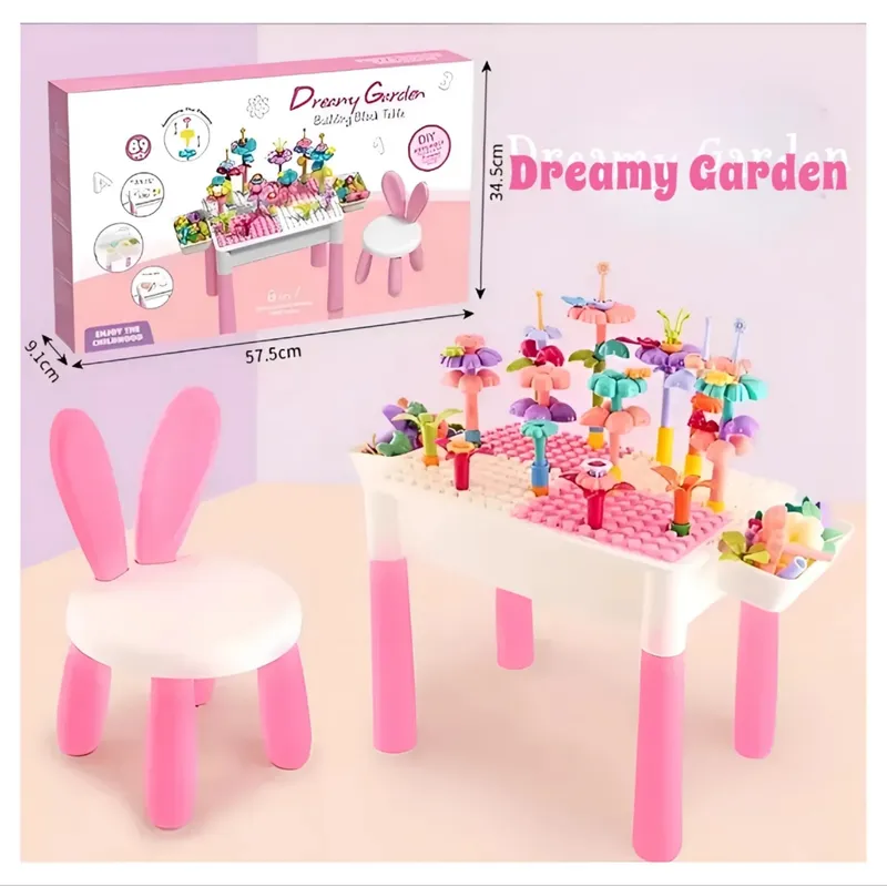 GENERICO - Mesa Lego Bloques de Construcción Didáctica