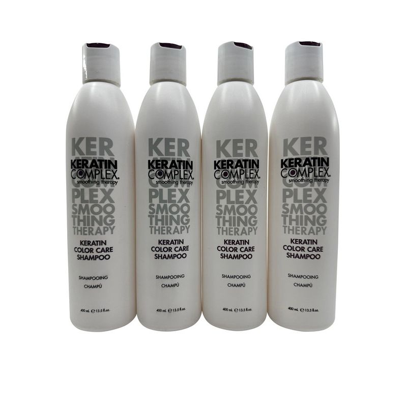 KERATIN COMPLEX - Keratin Complex Coppola Set de 4 Champús para Cuidado del Color 400 ml