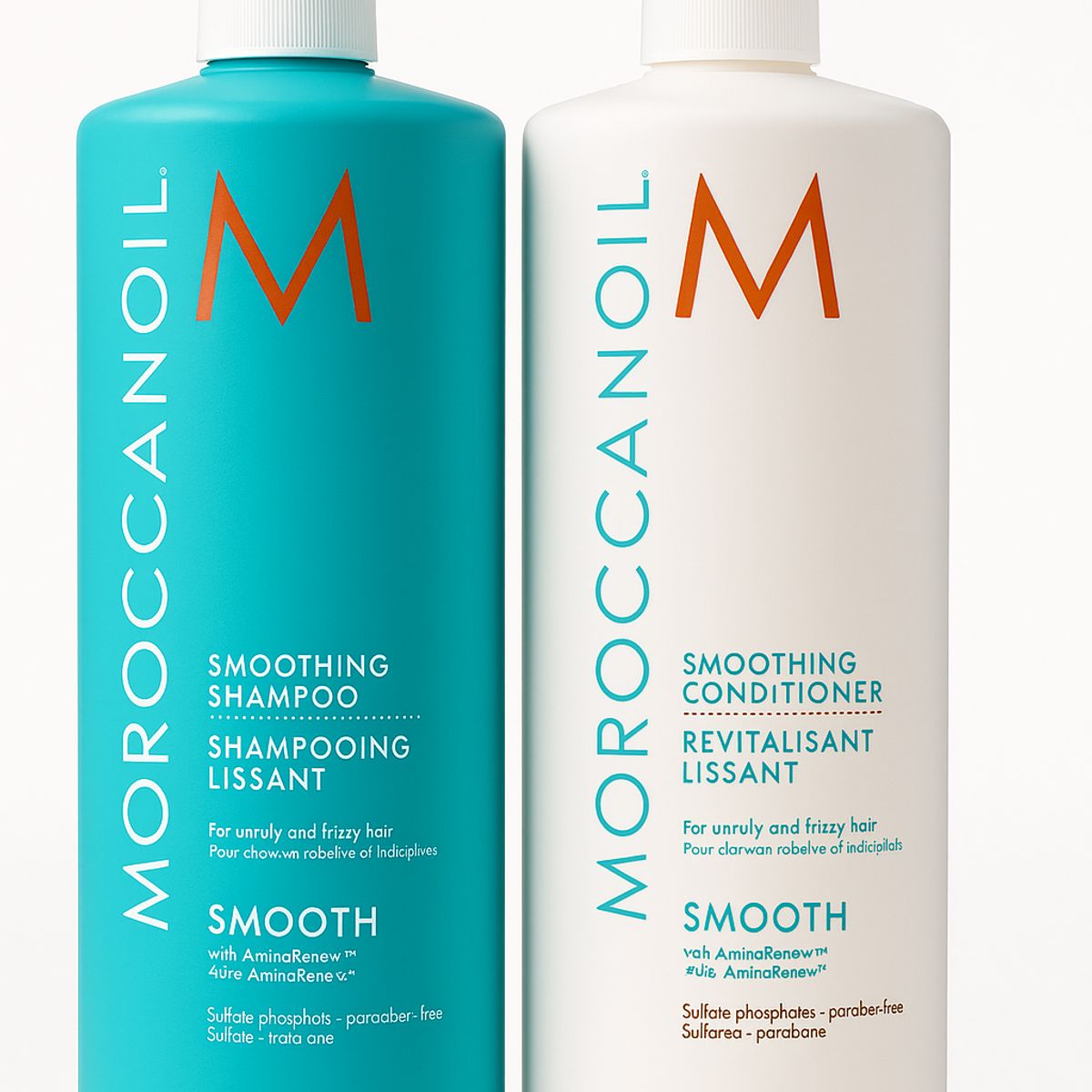 MOROCCANOIL - Set de Shampoo y Acondicionador para Cabello Rebelde y Frizz 1000 ml