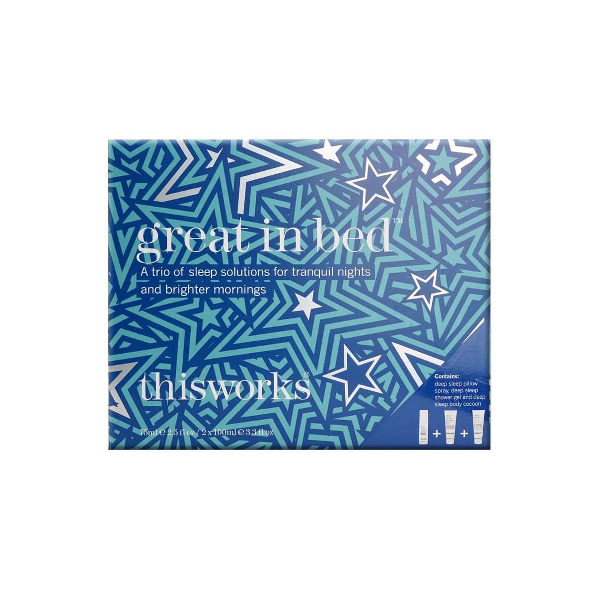 THIS WORKS - ThisWorks Set Great In Bed - Incluye Spray de Almohada 75 ml y Acondicionador de Sueño 50 ml