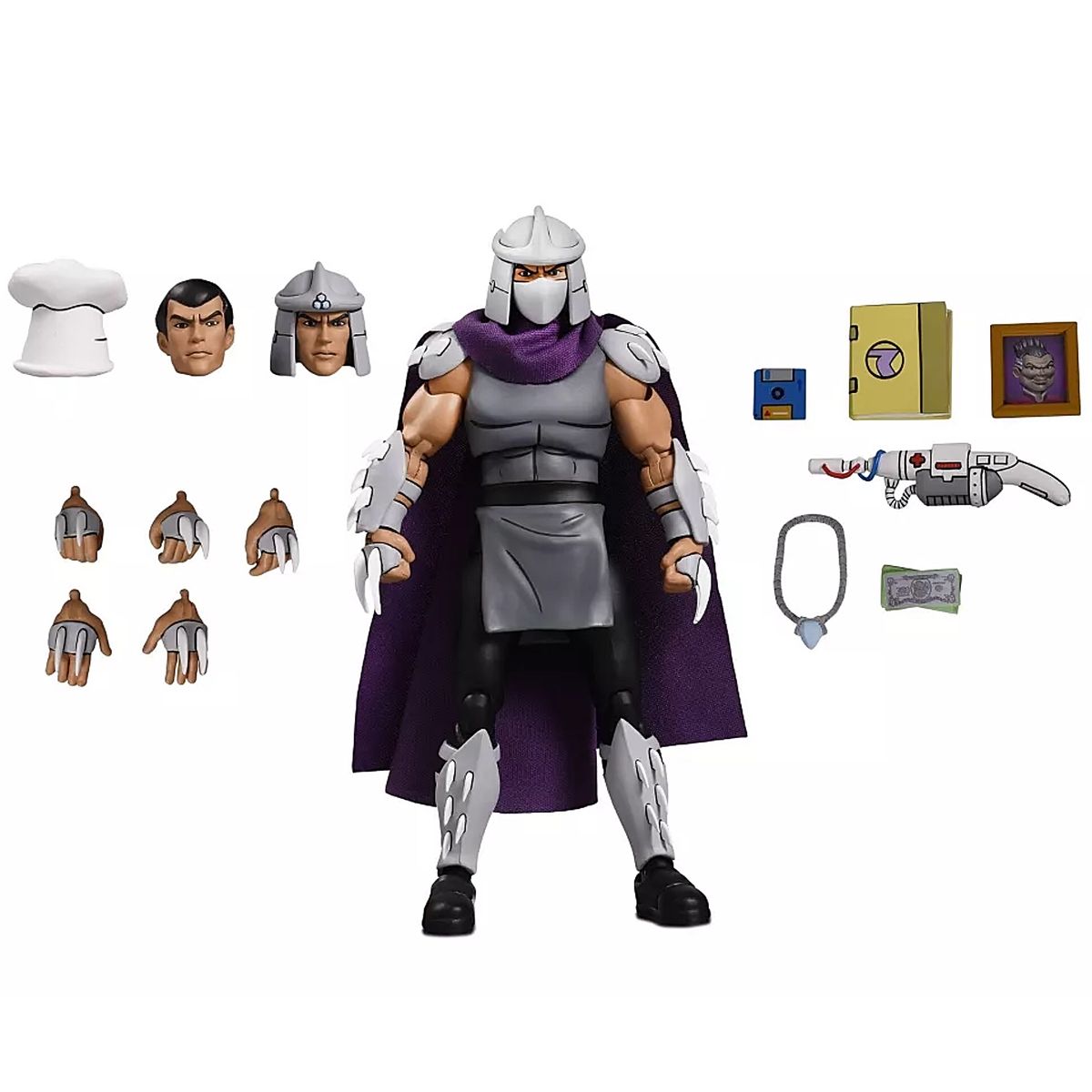 NECA - Figura de acción Destructor Shredder Cartoon Tortugas Ninja