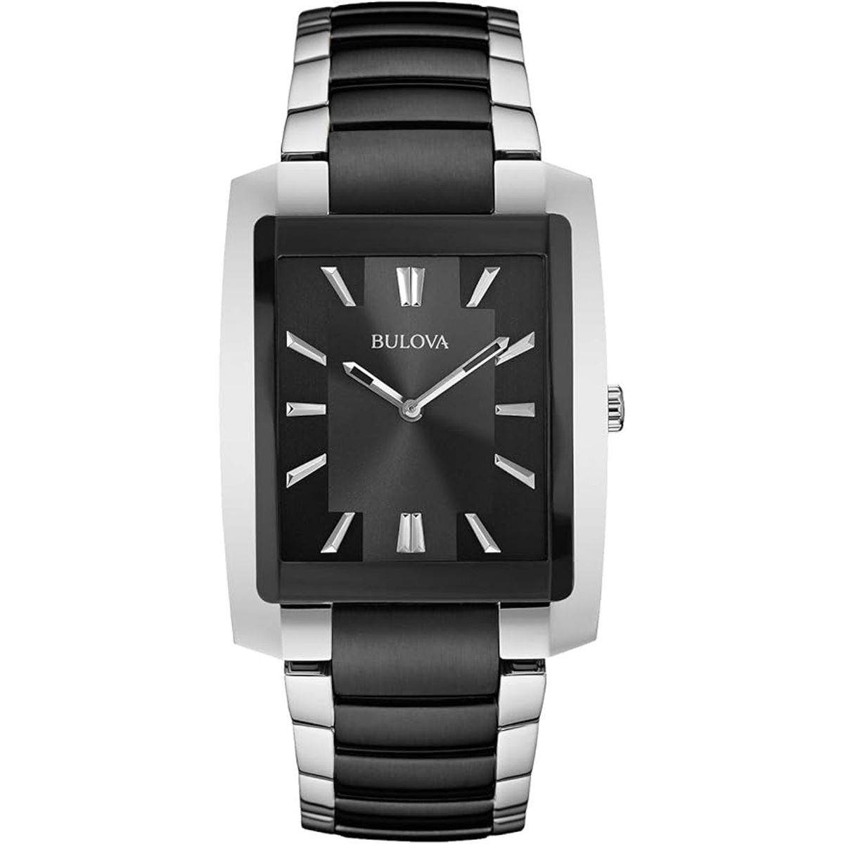 BULOVA - Bulova Reloj clásico de cuarzo rectangular