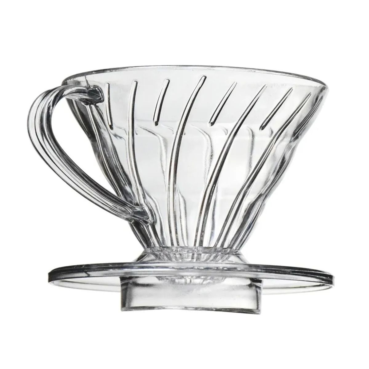 GENERICO - V60 taza de filtro de embudo de resina por goteo  2 a 4 tazas