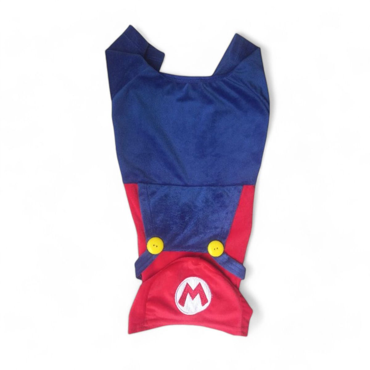 GENERICO - Dizfraz enterizo Mascota Mario terciopelo Talla 0