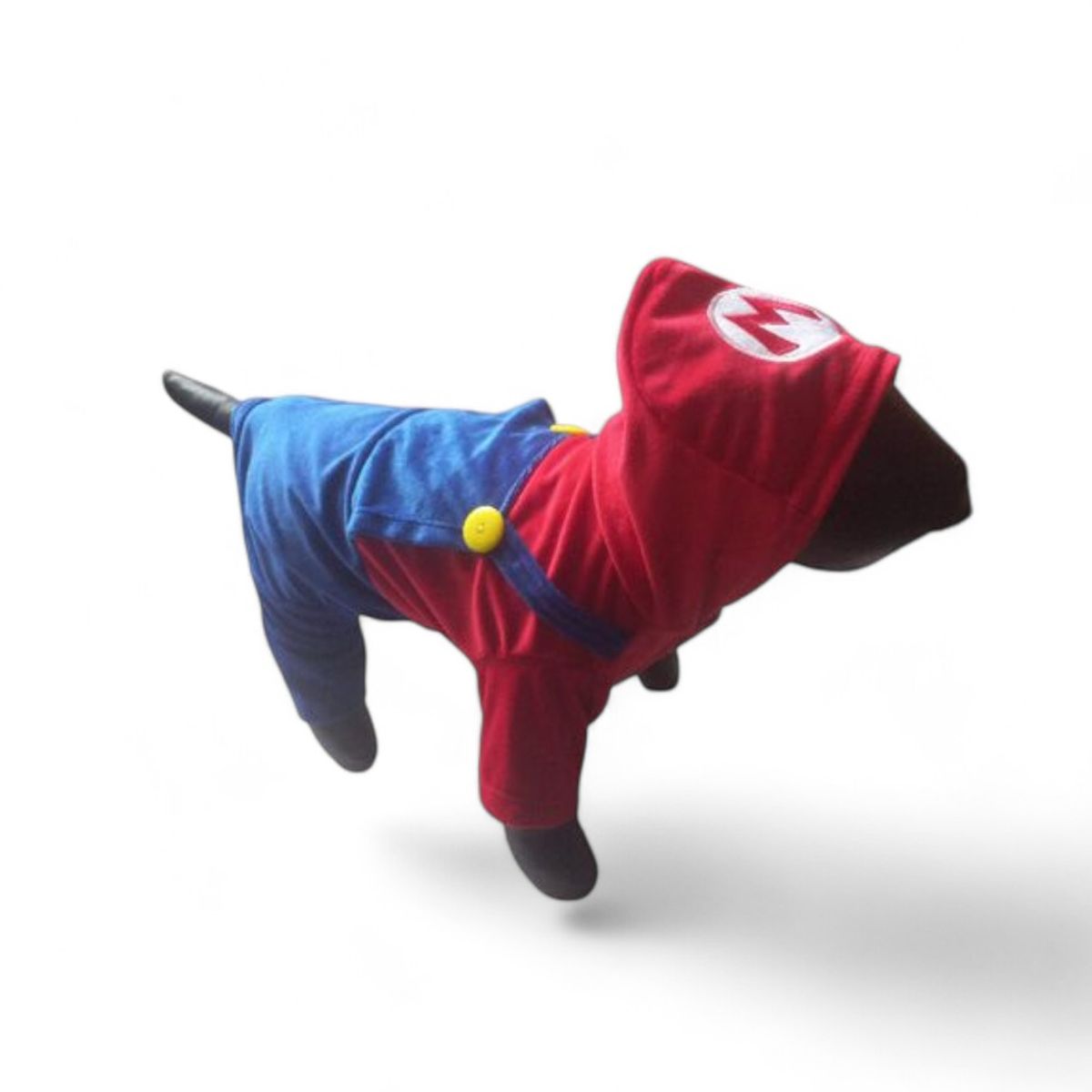 GENERICO - Dizfraz enterizo Mascota Mario terciopelo Talla 0