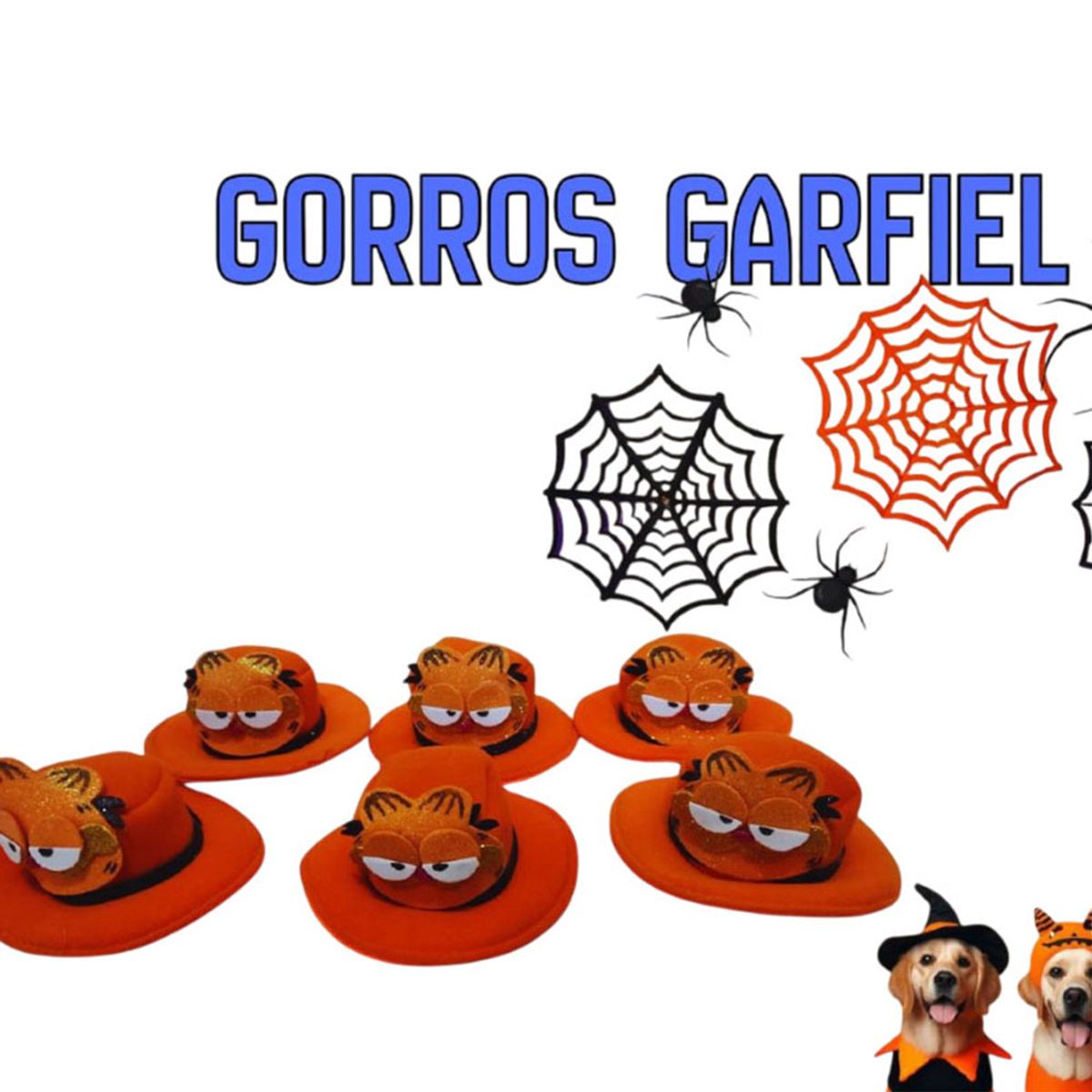 GENERICO - Gorro Mascota Garfield Talla Estándar