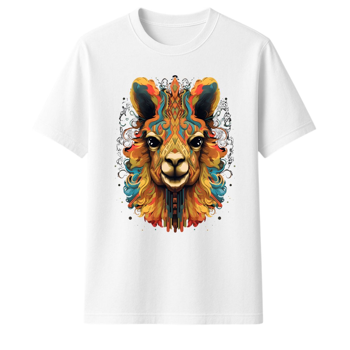 AQUA&MODA - Polo 100% Algodón Estilo Clasico Unisex AquaModa Logo LLama  POLL5